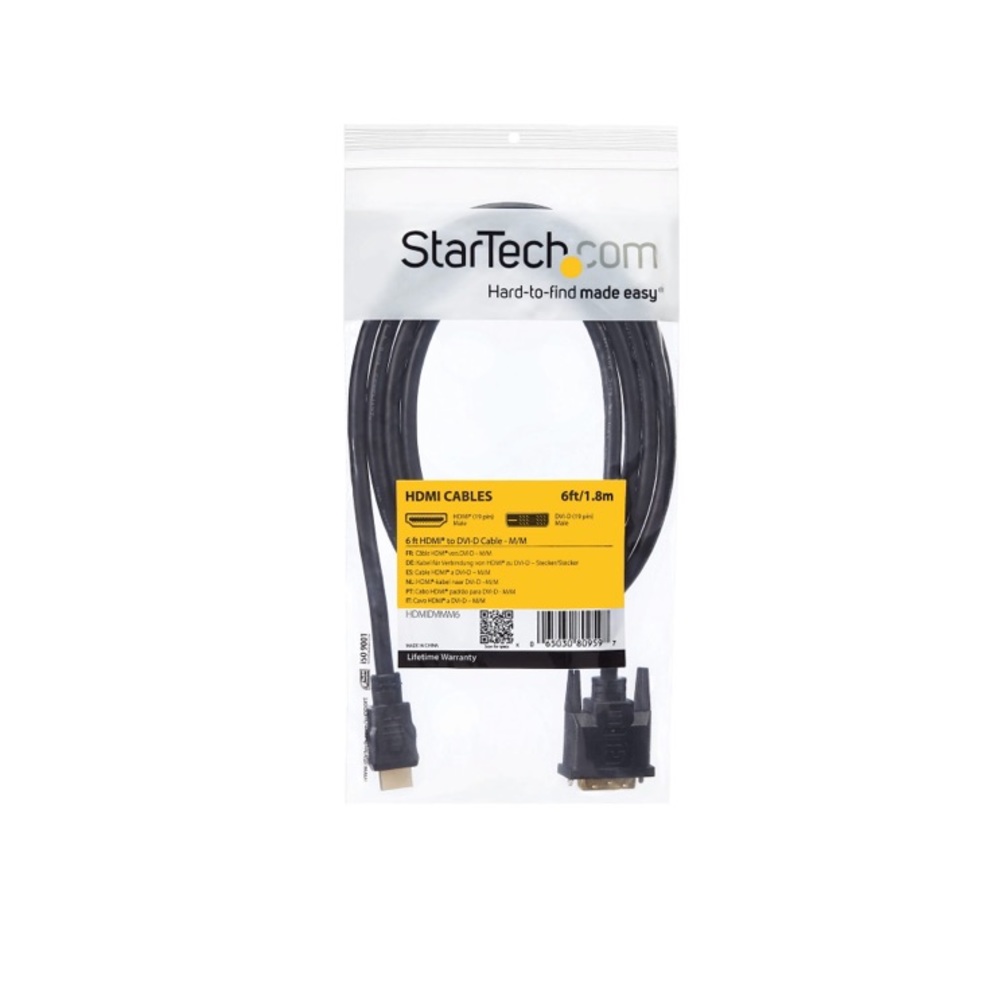 (2 Packs) 6ft HDMI DisplayPort to DVI Cable - M/M - DP2DVI2MM6 | StarTech.com